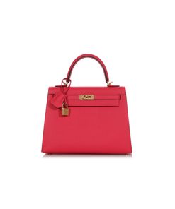 Túi Hermes Kelly 25 Rose Extreme Epsom Gold Hardware chất lượng like authentic, cam kết chất lượng tốt nhất, chuẩn 99% so với chính hãng, sử dụng chất liệu da epsom, được may thủ công 100% full box và phụ kiện, hỗ trợ trả góp bằng thẻ tín dụng