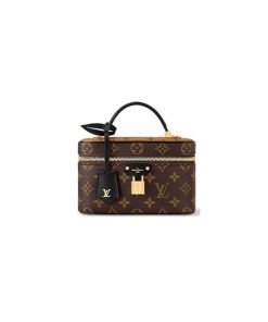 Túi Lv Vanity Chain Pouch Monogram Reverse Màu Nâu M47125 chất lượng like authentic chuẩn 99% so với chính hãng, sử dụng chất liệu da bò, full box và phụ kiện, hỗ trợ trả góp bằng thẻ tín dụng