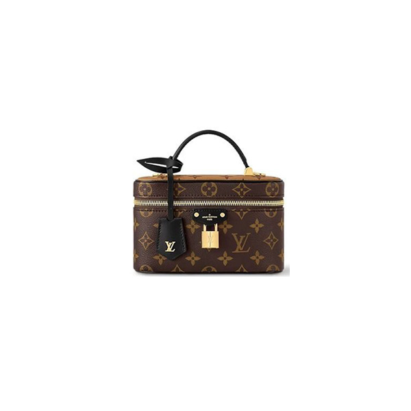 Túi Lv Vanity Chain Pouch Monogram Reverse Màu Nâu M47125 chất lượng like authentic chuẩn 99% so với chính hãng, sử dụng chất liệu da bò, full box và phụ kiện, hỗ trợ trả góp bằng thẻ tín dụng