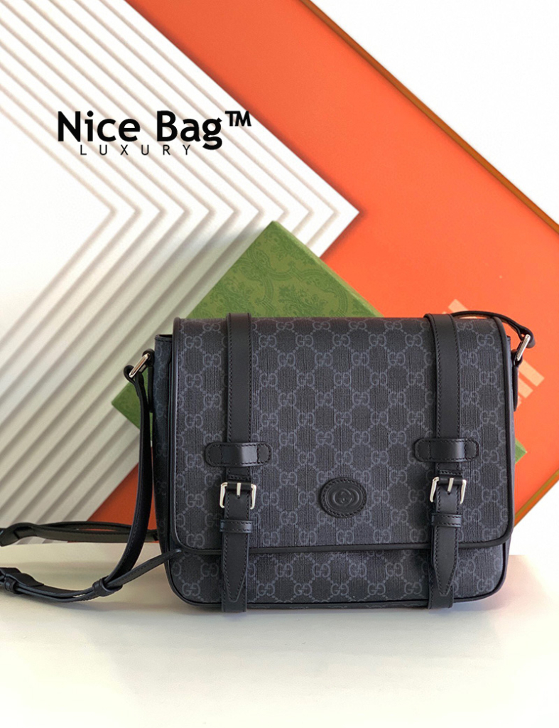 Túi Gucci Nam Messenger Bag In GG Supreme 658542 KGDHN 1000 chất lượng like authentic, cam kết chất lượng tốt nhất, dùng không ai biết, sử dụng chất liệu vải canvas kết hợp da bò, full box và phụ kiện, hỗ trợ trả góp bằng thẻ tín dụng