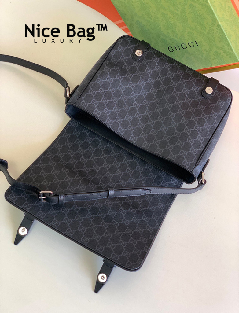 Túi Gucci Nam Messenger Bag In GG Supreme 658542 KGDHN 1000 chất lượng like authentic, cam kết chất lượng tốt nhất, dùng không ai biết, sử dụng chất liệu vải canvas kết hợp da bò, full box và phụ kiện, hỗ trợ trả góp bằng thẻ tín dụng