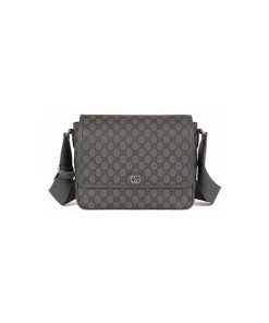 Túi Gucci Nam Ophidia Messenger Bag Grey Black ‎761741 FACJY 1244 chất lượng like authentic, cam kết chất lượng tốt nhất, chuẩn 99% so với chính hãng, sử dụng chất liệu vải canvas và da bò, full box và phụ kiện, hỗ trợ trả góp bằng thẻ tín dụng