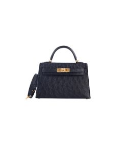 Túi Hermes kelly 20 Mini II Ostrich Black Gold Hardware chất lượng like authentic, cam kết chất lượng tốt nhất, chuẩn 99% so với chính hãng, được sử dụng chất liệu da đà điểu nam phi, được may thủ công tay 100%, full box và phụ kiện, hỗ trợ tar góp bằng thẻ tín dụng.