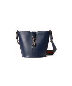 Túi Gucci Nữ Mini Bucket Shoulder Bag In Blue Leather 782908 AADDY 4955 chất lượng like authentic, cam kết chất lượng tốt nhất, chuẩn 99% so với chính hãng, sử dụng chất liệu da bò, full box và phụ kiện, hỗ trợ trả góp bằng thẻ tín dụng