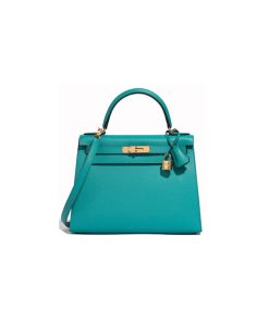 Túi Hermes Kelly 28 Epsom Bleu Paon Gold Hardware chất lượng like authentic, cam kết chất lượng tốt nhất, chuẩn 99% so với chính hãng, được sử dụng chất liệu da epsom nhập ý, may thủ công tay 100%, hỗ trợ tar góp bằng thẻ tín dụng