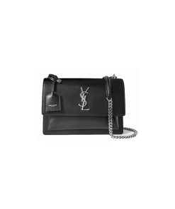 Túi YSL Sunset Medium Black Silver chất lượng like authentic, cam kết chất lượng tốt nhất, chuẩn 99% so với chính hãng, được sử dụng chất liệu da bò, full box và phụ kiện.